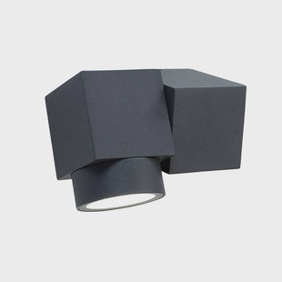 Lorelle LED BuitenWandlamp Graphite - Lucande - Modern - Metaal