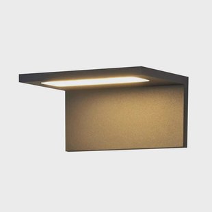 Caner LED BuitenWandlamp Graphite - Lucande - Modern - Metaal - 1 lamp