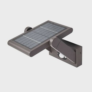 Lucande - Vakerian SolcelleWandlamp w/Sensor Graphite