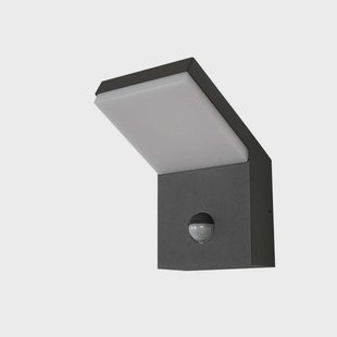 Arcchio - Yolena LED buiten wandlamp, sensor, antraciet, aluminium