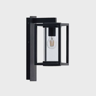 Lucande - Ferda Down Buiten Wandlamp IP44 Graphite