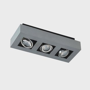 Arcchio - Vince 3 Plafondlamp Silvergrey