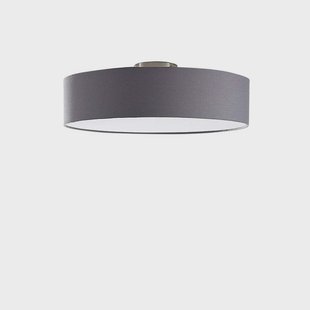 Lindby - Sebatin Plafondlamp Ø50 Grey/White/Nickel