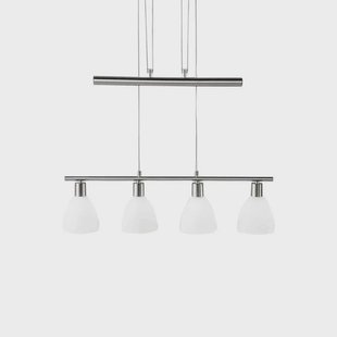 Lindby - Simeon Hanglamp White/Nickel
