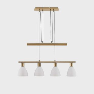 Lindby - Simeon Hanglamp White/Brass