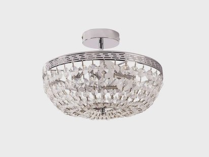 Lindby - Mondrian Plafondlamp Clear/Chrome