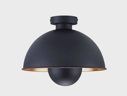 Lindby - Lya Plafondlamp Ø31 Black/Gold