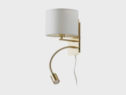 Lindby - Florens Wandlamp White/Brass