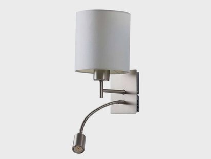 Lindby - Camilo Wandlamp Nickel/White
