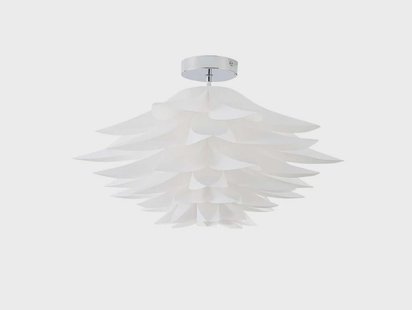 Lindby - Rimon Plafondlamp White/Chrome