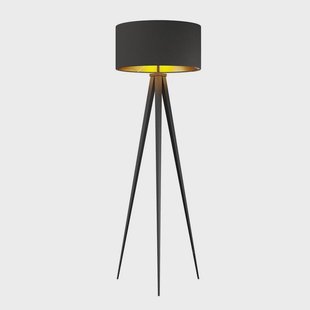 Lindby - Benik Vloerlamp Black/Gold