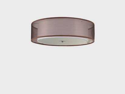 Lindby - Tobia Plafondlamp Brown/White/Chrome