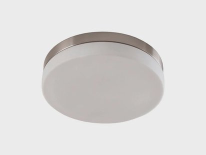 Lindby - Amilia Plafondlamp Ø30 Opal/Nickel
