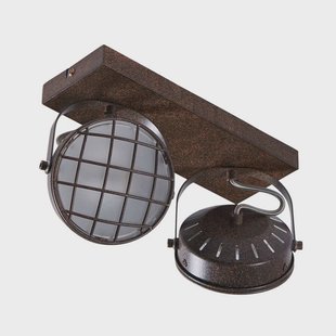 Lindby - Tamin 2 plafondlamp Rust/Wit