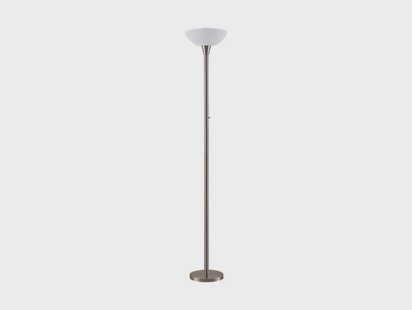Lindby - Ignacia Vloerlamp Nickel/Opal