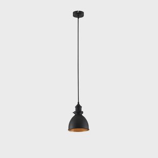 Lindby - Jasminka 1 Hanglamp Black/Gold