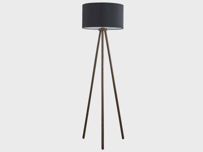 Lindby - Majken Vloerlamp Dark Grey/Black