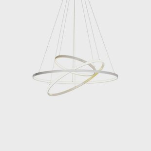 Lucande - Ezana hanglamp nikkel 3 Step