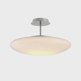 Lindby - Gunda Plafondlamp Opal/Nickel/Chrome