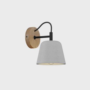 Lucande - Kalinda Wandlamp Grey/Oak