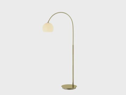 Lindby - Cynthia vloerlamp Opal/Brass