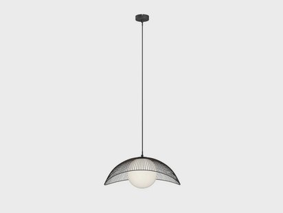 Lindby - Fabronia Hanglamp Opal/Black