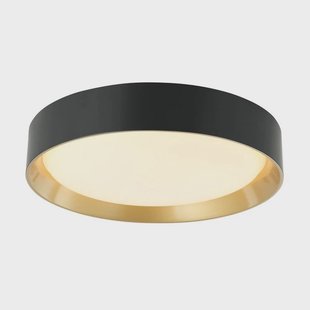 Lindby - Kambia LED Plafondlamp Ø55 Black/Gold