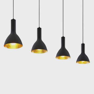 Arcchio - Cosmina 4 Hanglamp Track Zwart/Goud