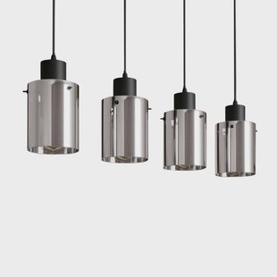 Lindby - Kourtney Hanglamp Black/Smoke