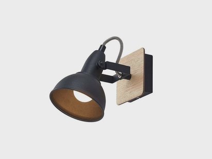 Lindby - Aylis Wandlamp Black/Wood