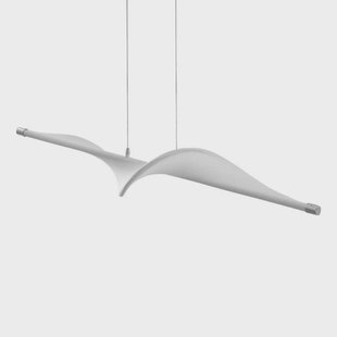 Lucande - Edano Hanglamp White/Chrome