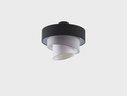 Lindby - Coria Plafondlamp Black/Grey