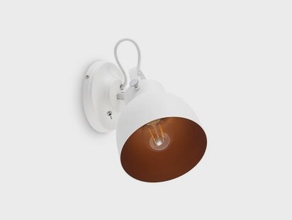 Adirta Wandlamp White - Lindby - Woonkamer - Modern - Metaal - 1 lamp