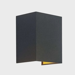 Lindby - Lukani Wandlamp Black/Gold/Nickel