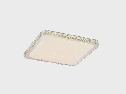 Lindby - Lorand LED plafondlamp Wit/Chroom