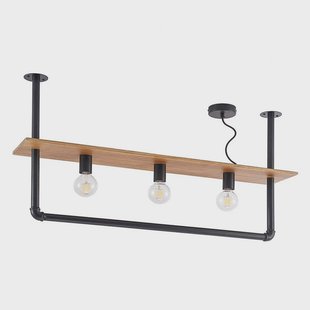 Lindby - Kirista 3 Plafondlamp Wood