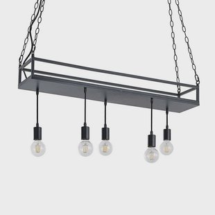 Lindby - Kirista 5 Hanglamp Black