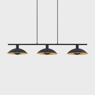 Lindby - Narisara Long Hanglamp Black/Gold