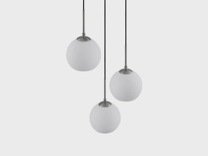 Lindby - Jurian 3 Hanglamp Opal/Nickel