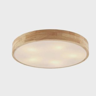 Lindby - Tanju Plafondlamp Ø60 Wood/White
