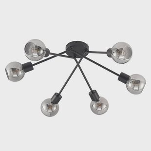 Lindby - Lioma 6 Plafondlamp Black