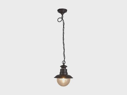 Lindby - Eddie Buiten Hanglamp Rust/Clear