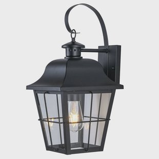 Lindby - Mertollio Buiten Wandlamp Black