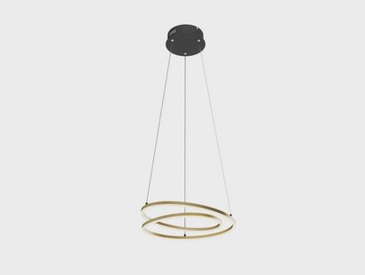 Lindby - Davian LED Hanglamp Dim. Brass