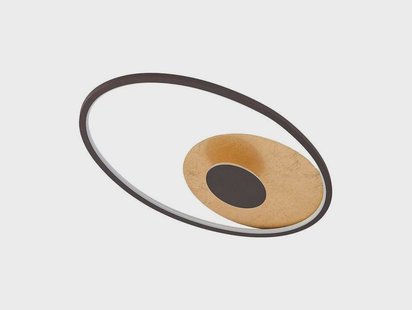 Lindby - Feival LED Plafondlamp L61 Rust/Gold
