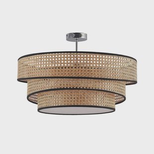 Lucande - Elowen Plafondlamp Rattan