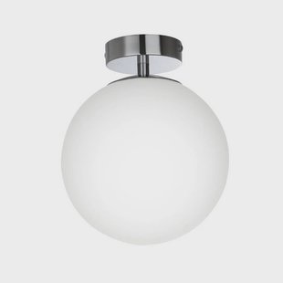 Maviris Plafondlamp Ø18 Chrome/Opal Arcchio - Badkamer - Modern - Metaal - Bol