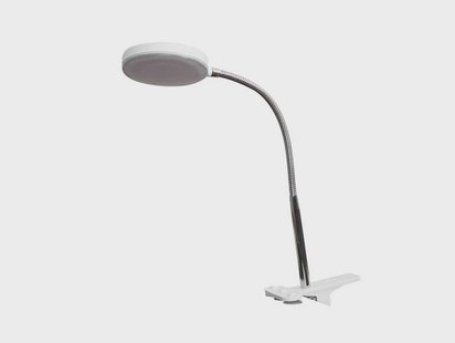 Lindby - Milow LED Klemlamp Chrome/White