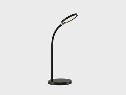 Binera LED Tafellamp 3-Step Black Lindby - Werkkamer / Kantoor - Modern - Kunststof - 1 lamp