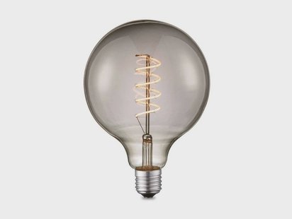 Lucande - Lichtbron LED 4W Smoke G125 Dimbaar E27